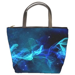 Electric Wave Bucket Bag by JezebelDesignsStudio