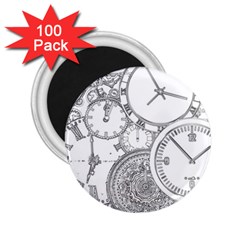 Time Goes On 2 25  Magnets (100 Pack)  by JezebelDesignsStudio