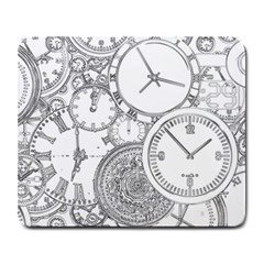 Time Goes On Large Mousepads by JezebelDesignsStudio