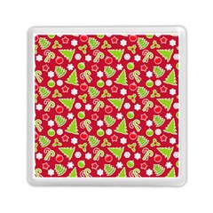 Christmas Paper Scrapbooking Pattern Memory Card Reader (square)