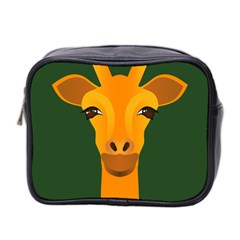 Giraffe Animals Zoo Mini Toiletries Bag (two Sides)