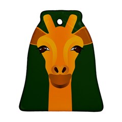 Giraffe Animals Zoo Bell Ornament (two Sides)