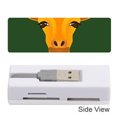 Giraffe Animals Zoo Memory Card Reader (stick) by Mariart