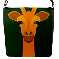 Giraffe Animals Zoo Flap Closure Messenger Bag (s)