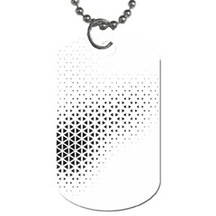 Geometric Abstraction Pattern Dog Tag (one Side)