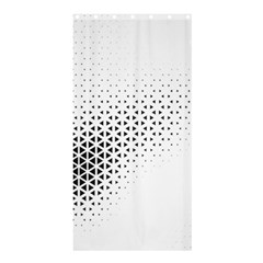 Geometric Abstraction Pattern Shower Curtain 36  X 72  (stall) 