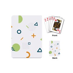 Geometry Triangle Line Playing Cards (mini) by Mariart