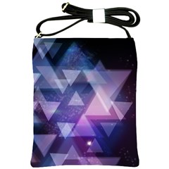 Geometric Triangle Shoulder Sling Bag by Mariart