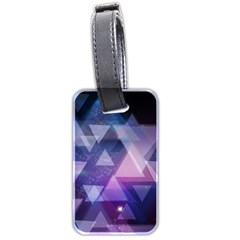 Geometric Triangle Luggage Tags (two Sides)