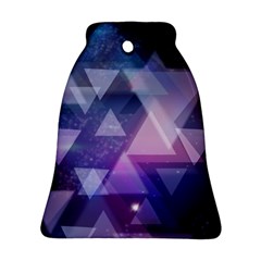 Geometric Triangle Bell Ornament (two Sides) by Mariart