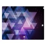 Geometric Triangle Double Sided Flano Blanket (Large)  80 x60  Blanket Front