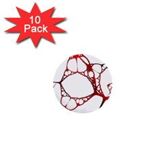 Fractals Cells Autopsy Pattern 1  Mini Buttons (10 Pack) 