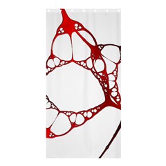 Fractals Cells Autopsy Pattern Shower Curtain 36  X 72  (stall) 