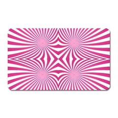 Hypnotic Psychedelic Abstract Ray Magnet (rectangular) by Alisyart