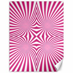 Hypnotic Psychedelic Abstract Ray Canvas 12  X 16 