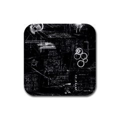 Grunde Rubber Square Coaster (4 Pack)  by LalaChandra