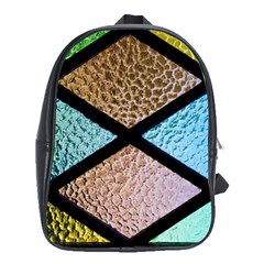 Stained Glass Soul School Bag (xl) by WensdaiAmbrose