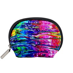 Paint Splatter - Rainbow Accessory Pouch (small) by WensdaiAmbrose