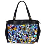 New Years Shimmer - Eco -Glitter Oversize Office Handbag (2 Sides) Front