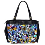 New Years Shimmer - Eco -Glitter Oversize Office Handbag (2 Sides) Back