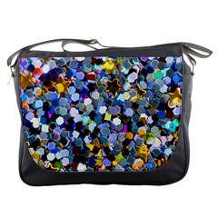 New Years Shimmer - Eco -glitter Messenger Bag by WensdaiAmbrose