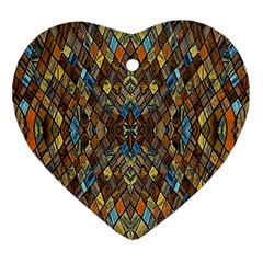 Ml 21 Heart Ornament (two Sides) by ArtworkByPatrick