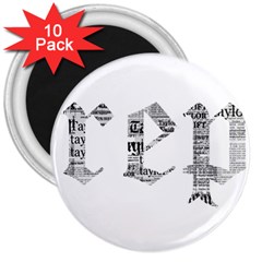 Taylor Swift 3  Magnets (10 pack) 