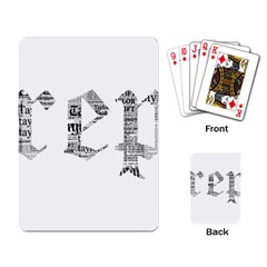Taylor Swift Playing Cards Single Design