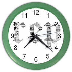 Taylor Swift Color Wall Clock