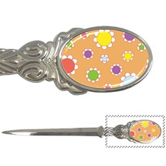 Floral Flowers Retro Letter Opener by Mariart