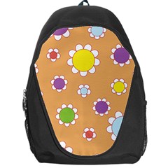Floral Flowers Retro Backpack Bag