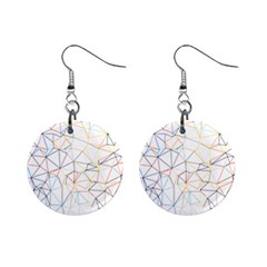 Geometric Pattern Abstract Shape Mini Button Earrings by Mariart