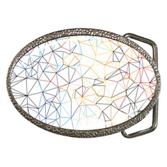 Geometric Pattern Abstract Shape Belt Buckles by Mariart