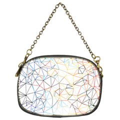Geometric Pattern Abstract Shape Chain Purse (two Sides)