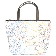 Geometric Pattern Abstract Shape Bucket Bag by Mariart