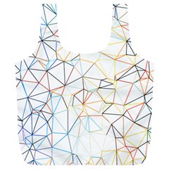 Geometric Pattern Abstract Shape Full Print Recycle Bag (xl) by Mariart