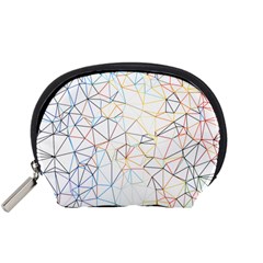 Geometric Pattern Abstract Shape Accessory Pouch (small) by Mariart