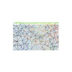 Geometric Pattern Abstract Shape Cosmetic Bag (xs) by Mariart