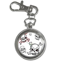 Illustration Vector Skull Key Chain Watches