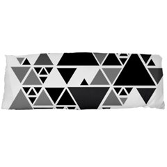 Gray Triangle Puzzle Body Pillow Case Dakimakura (two Sides)