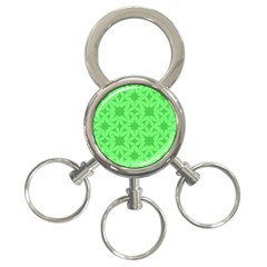 Green Magenta Wallpaper Seamless Pattern 3-ring Key Chains