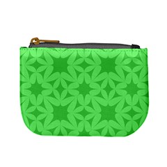 Green Magenta Wallpaper Seamless Pattern Mini Coin Purse by Mariart