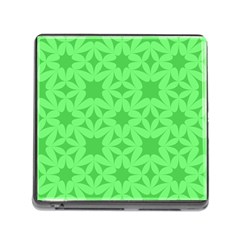 Green Magenta Wallpaper Seamless Pattern Memory Card Reader (square 5 Slot) by Mariart