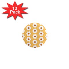Hexagon Honeycomb 1  Mini Magnet (10 Pack) 