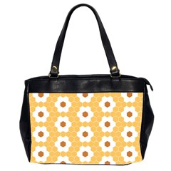 Hexagon Honeycomb Oversize Office Handbag (2 Sides)