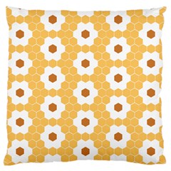 Hexagon Honeycomb Large Cushion Case (two Sides)