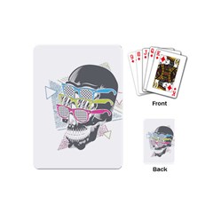 Illustration Skull Rainbow Playing Cards (mini)