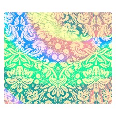 Hippie Fabric Background Tie Dye Double Sided Flano Blanket (small) 
