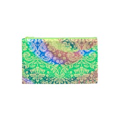 Hippie Fabric Background Tie Dye Cosmetic Bag (xs) by Mariart