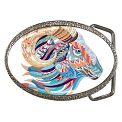 Goat Sheep Ethnic Belt Buckles